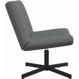  Stolica na kotačiće Tamnosiva 63 x 75 x 76 cm tkanina | shoptok.hr