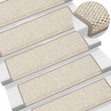  Samolepilne preproge za stopnice sisal 15 kosov 65x21x4 cm, (20753235) | Shoptok.si