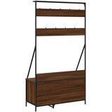  Stalak za odjeću i cipele smeđa boja hrasta 100x41x184 cm | shoptok.hr