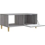  Klubska miza Siva Sonoma 90 x 50 x 40 cm Inženirski les, (5000295427) | Shoptok.si