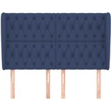  Uzglavlje s ušima plavo 163x23x118/128 cm od tkanine | shoptok.hr