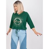 RELEVANCE Blouse-RV-BZ-7578.66-dark green | Shoptok.si