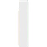  Kopalniška ogledalna omara s polico Bela 30 x 10,5 x 50 cm, (5000232858) | Shoptok.si