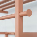 Spinder Design Rožnato-oranžen kovinski stenski obešalnik s polico Rizzoli – | Shoptok.si