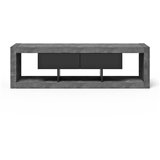 TemaHome Črna/siva TV omarica v betonskem dekorju 175x52 cm Nara – | Shoptok.si