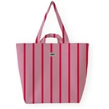 Nakupovalne torbe Fine Stripe - Red/Pink Rožnata