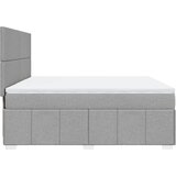  Krevet s oprugama i madracem svjetlosivi 180x200 cm od tkanine | shoptok.hr