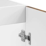 vidaXL Osnovna omarica za umivalnik Kalmar dimljen hrast 80x46x81,5cm | Shoptok.si