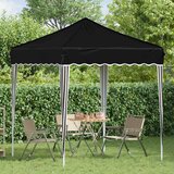  Rastezljivi šator za zabave 195 x 195 x 245 cm Crna | Eponuda.com