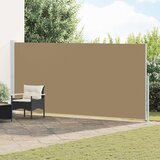  Retraktabilna bočna tende Sivosmeđa 600 x 220 cm Poliester | shoptok.hr