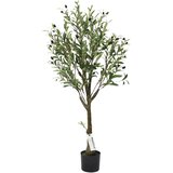 BZ 120Cm Sestavljiva Umetna Oljčno Drevo Z Umetnimi Sadovi Potted Zelena Umetna Rastlina Za Dom Pisarna Božična Dekoracija, (5000009117) | Shoptok.si
