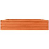  Vrtna sadilica voštano smeđa 110x110x23 cm masivna borovina | shoptok.hr