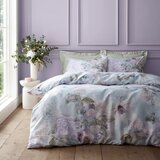 RHS Svetlo modra enojna posteljnina 135x200 cm Floral Serenity – | Shoptok.si