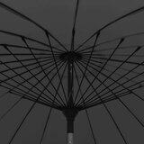  Zunanji senčnik z aluminijastim drogom 270 cm črn, (20610534) | Shoptok.si
