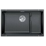 Blanco sudoper SUBLINE 700-U Level InFino SILGRANIT CRNA, pribor 18/10, bez dalj.upr. | shoptok.hr