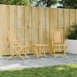  Sklopive vrtne stolice 2 kom 53 x 66 x 99 cm od bambusa | shoptok.hr