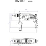 Metabo udarni vrtalnik SBEV 1000-2 600783500 | Shoptok.si