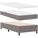 Box Spring Postelja z Blazino Taupe 90x200 cm Tkanina, (22067347) | Shoptok.si