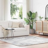 vidaXL Košata preproga svetlo siva 200x200 cm poliester | Shoptok.si