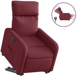 Maison Chic Električni naslanjač - Relax naslanjač s funkcijo vstajanja vinsko rdeč, (22061378) Cene