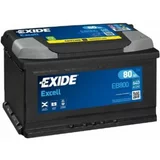 Exide akumulator Excell, 80AH, D, 640A, EB800