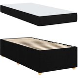  Krevetna konstrukcija s madracem Crna 90 x 200 cm tkanina | shoptok.hr