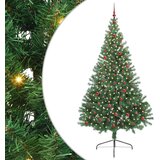  Umjetno predsvijetljeno božićno drvce Zelena 240 cm PVC | shoptok.hr