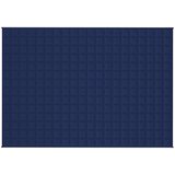  Teška deka plava 135 x 200 cm 6 kg od tkanine | shoptok.hr