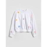 Reserved GIRLS` JOGGING TOP - krem Cijene