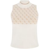 Guess Top s naramenicama 'Lise' zlatna / bijela | shoptok.hr