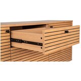 House Nordic Niska komoda u dekoru hrasta u prirodnoj boji 150x74 cm Kyoto – | shoptok.hr