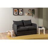 Atelier Del Sofa Dvosjed na razvlačenje Saga, 128 x 70 x 66 cm, Tamno siva | Eponuda.ba