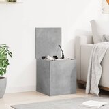  Kutija za pohranu boja betona 40x42x46 cm konstruirano drvo | shoptok.hr