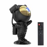 Lampa astronaut sa projektorom zvezdanog neba sa daljinskim crna | ePonuda.com