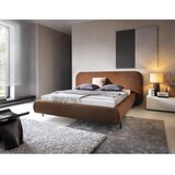ELTAP Oblazinjena zakonska postelja s prostorom za shranjevanje z letvenim dnom 140x200 cm v barvi terakote Pointt – | Shoptok.si