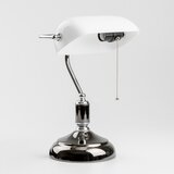  Brilagi - Stona lampa BANK OFFICE 1xE27/60W/230V crna/srebrna/bela | Eponuda.com