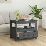  Stolić za kavu sivi 71 x 49 x 55 cm od masivne borovine | Eponuda.ba