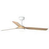 Faro 33816WT-20 - LED prigušiva ventilator PUNT M LED/18W/230V braon/bela prečnik 132 cm WT+DO | Eponuda.com