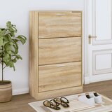 The Living Store Omarica za čevlje sonoma hrast 63x24x103 cm inženirski les - Omarica Za Čevlje, (21433867) | Shoptok.si