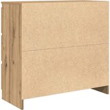  Komoda boja hrasta artisan 80x35x76 cm konstruirano drvo | shoptok.hr