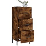  Komoda boja dimljenog hrasta 34,5x34x90 cm konstruirano drvo | shoptok.hr