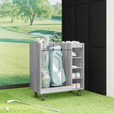 Golf ormar s kotačem Jednobojno Siva Sonoma 90 x 45 x 98 cm | shoptok.hr