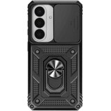 AVIZAR Ovitek za Galaxy S26 z magnetnim obročem in drsnim pokrovčkom kamere, Črna, (5000274259) | Shoptok.si