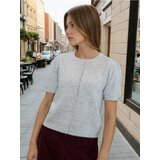 Sinsay Pulover majica s kratkim rukavima i dodatkom vune | shoptok.hr