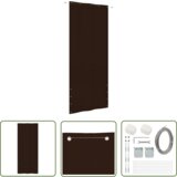  The Living Store Balkonsko platno rjavo 100x240 cm tkanina Oxford - Balkonsko Platno, (21742409) Cene