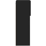 TV ormarići s LED svjetlima 2 kom crni 40,5x30x90 cm | shoptok.hr