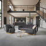 Bessagi Home Trosed Anton, Siva, Žamet | Shoptok.si