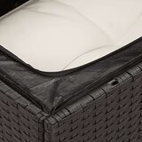  13-dijelni set vrtnih sofa s jastucima poliratan crni | shoptok.hr