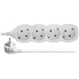 Emos električni podaljšek P0423R, 4x 220V, 1.5m, bela | Shoptok.si