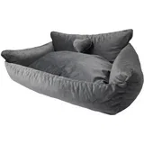 fotelja plišana 130x70 /(22-30-42 cm) punjena Memori penom